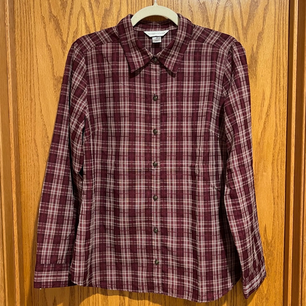 Lightweight Women’s Plaid Shirt (M)